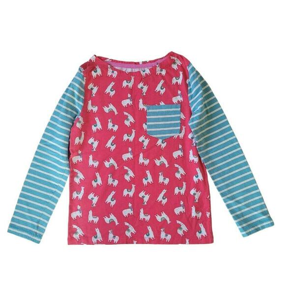 Mini Boden Llama Pocket Tee - Picture 1 of 6